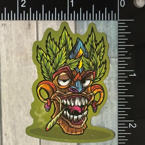 🌀10/$10🌀 Psychedelic 420 Reusable Waterproof Vinyl Sticker Decal - Picture 1 of 1